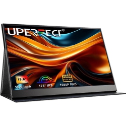 UPERFECT 15.6" Portable Monitor 1200:1 HDr New Fhd Eye-Care Portable Gaming Monitor for Ps6 Xbox Vesa Mount