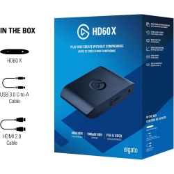 ELGATO Brand New - HD60 X - Stream And Record In 1080P60 HDr10 Or 4K30