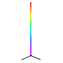MYACUC RGB Corner Floor Standing Lamp Smart Wifi App Control Ambient Light for Indoor Bedroom Gaming Room Decor（Height 5.41Ft)