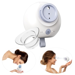 MAYCUC Nano Eye Mist Sprayer & Eye Wash Kit, Portable Eye Mister for Eyelid to Relief Dry Eyes, Rechargeable Eye Steamer for Eye Drops Tool