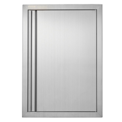 VEVOR 17W X 24H Inch Bbq Access Door, Single Outdoor Kitchen Door, Stainless Steel Flush Mount Door, Wall Vertical Door \w Recessed Handle, for Bbq