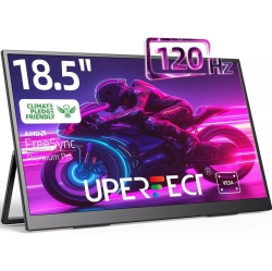 UPERFECT 120Hz Gaming Monitor 18.5" 1920X1080 Portable Monitor USB-C Monitor Freesync Gaming Screen for Xbox Ps 5