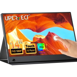 UPERFECT 1080P Fhd Mini Monitor Touchscreen Ips HDr Display External Second Monitor With Type-C & HDMI for Laptops, Tablets, Consoles