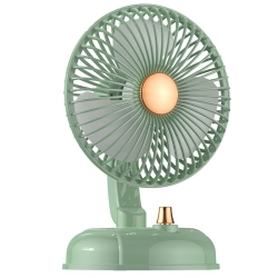 MYACUC Portable Desktop Fan Table Retro Fan Rechargeable Desk Fan