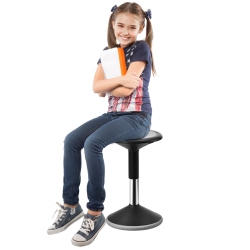 VEVOR 15.7-21.7" Wobble Chair, Height-Adjustable Active Chair, Flexible Seating Wobble Stool Made Of Pvc+Abs Improves Focus & Posture, Ideal For