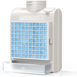 FUNMAS 3-In-1 Indoor Dryer Vent, Stainless Steel Screen Filter, Polyester Filter And Water Drawer System, Upgrade Safety Vent Flap, \w 4 Pieces