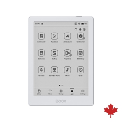 BOOX Go 6 (White): 6-Inch Black&white Ink Ereader | 300 Ppi | Android 11 | 32G | Front Light
