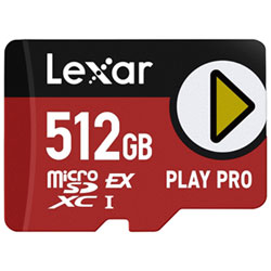 Lexar PLAY PRO 256GB 900MB/s microSDXC Memory Card