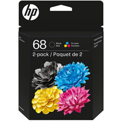 HP 68 Colour/Black Original Ink Cartridge - 2 Pack