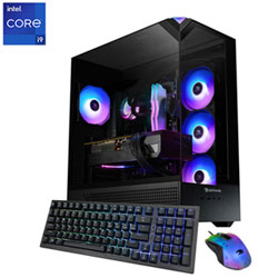 iBUYPOWER Slate 9 Series Gaming PC - White (Intel Core i9-14900KF/32GB RAM/2TB SSD/RTX 5070 12GB/Win 11)