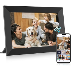 MYACUC 10" Wifi Digital Picture Frame HD Ips Touch Screen, Electronic Smart Photo Frame 32G, Instantly Share Photo/video Via Uhale App