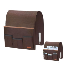 MAYCUC Sofa Armrest Organizer Non-Slip Bedside Armchair Caddy Storage Basket Bag Slip Resistant Couch Remote Control Holder Storage Bag