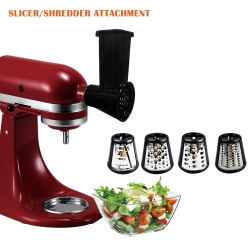 MYACUC Slicer Chopper Attachments Cheese Grater Accessories for Kitchenaid Stand Mixer, Only Included Attachments