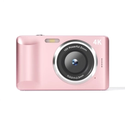 GREEN SCENIC Fc001 48Mp Mini Digital Camera Portable Video Slr Camera 2.8 Inch Ips Screen 4K Recording Function Cmos Imaging - In Pink