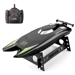 GREEN SCENIC Boat 2.4Hz Rc Boat for Kids And Adults, 20+ Mph High Speed ​​boat, Twin Motor Self-Righting Racing Boat, Pool And Lake Toy (Black)