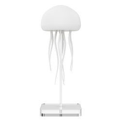 GREEN SCENIC Magical Jellyfish Mood Light - Voice And Manual Control, Color Changing Led, Portable, Suitable for Bedroom/camping/gift [Acrylic Base]