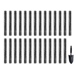 VEVOR 80 Feet Total Length 4.33 Inch Diameter Gutter Cleaning Tools, Ground-Level Gutter Brush Leaf Guard for 5 Inch Gutters, Easily Clear Roof