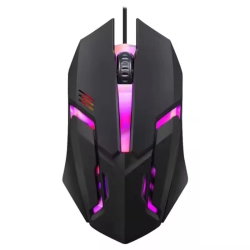 SUPERSHIELD USB Wired Mouse RGB Colorful Gaming Mouse 1600 Dpi Optical Wired Mouse Mice Ergonomic Mouse for PC Computer Desktop Macbook Pro -