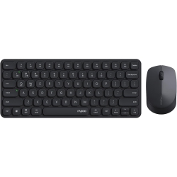 RAPOO 9010M Wireless Keyboard And Mouse Combo - Multi-Device Bluetooth 5.0/4.0, 2.4Ghz, Silent Click, 4-Device Support, Compatible \w Windows, Mac