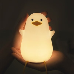 GREEN SCENIC European Duck Baby Night Light - Colorful Color Change, Soft Light, Portable, Eye Protection, Relieve Fear Of Darkness, Easy to Carry