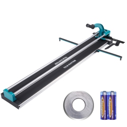 VEVOR 48 Inch Manual Tile Cutter, Porcelain Ceramic Tile Cutter \w Tungsten Carbide Cutting Wheel, Infrared Positioning, Anti-Skid Feet, Double