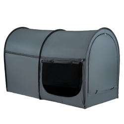 VEVOR 4 Doors Bed Tent, Pongee Fabric, Breathable Tent \w 0.28 In Fiber Poles On Bed Privacy, Block Out Light Sleeping Bed Canopy, Fit for Kids