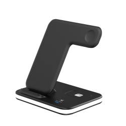 MAYCUC Wireless Charging Station With Night 4 In 1 Charging Station for Multiple Devices 15W Wireless Charger Stand Ios/android