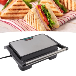 MYACUC Panini Press Sandwich Maker, Sandwich Press Grill With Non-Stick Coated Plates, Locking Lid, Cool Touch Handle, Panini Maker Panini Press Grill