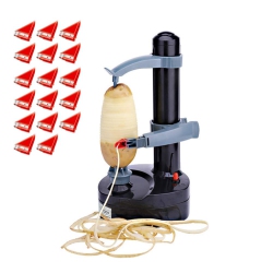 MAYCUC Electric Potato Peeler Automatic Apple Peeler Electric Fruits Vegetables Peeler(Black)