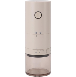 GREEN SCENIC Portable Electric Conical Coffee Grinder, Small Rechargeable Coffee Bean Grinder, Compact Travel Grinder