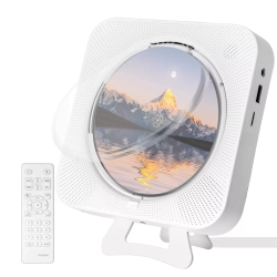 CHSSHA00 CD Player Portable With Bluetooth - Wall Mountable & Desktop Stand CD Players
