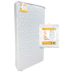 Simmons Cooltech Anti-Bacteria Breathable Crib Mattress with Mattress Protector