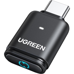 UGREEN USB C Bluetooth Adapter for Ps5 - Bluetooth 5.3 Audio Adapter With Aptx Low Latency, Plug And Play for Ps5, Switch, PC, And Laptop