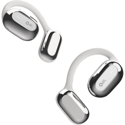 OLADANCE Ows2 Open Ear Bluetooth 5.3 Wireless Headphones With Multipoint Connection, Android & Iphone Compatible, And A Carry Case - Space In Silver