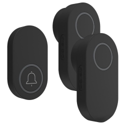 GREEN SCENIC Long Distance Through The Wall Smart Electronic Wireless Doorbell Home Loud Volume, Easy to Install - In Black
