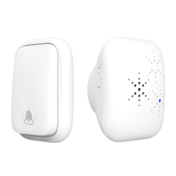 GREEN SCENIC Self-Powered Wireless Doorbell for Home Use, No Batteries Required, Waterproof, Suitable for Home Classrooms And Businesses - (Us