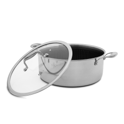 HELL'S KITCHEN Hybrid 7.5 Qt Pot + Lid Ceramic