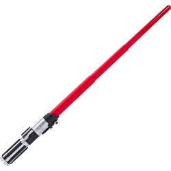 HASBRO Star Wars Darth Vader Electronic Lightsaber Toy for Ages 6 & Up With Lights, Sounds, & Phrases Plus Access to Training Videos In Red