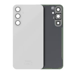 ESOURCE PARTS Replacement Back Cover Glass With Camera Lens Compatible for Samsung Galaxy S23 Fe (Service Pack) (Cream)