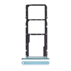 ESOURCE PARTS Replacement Dual Sim Card Tray Compatible for Samsung Galaxy A06 (A065 / 2024) (Premium) (Blue)