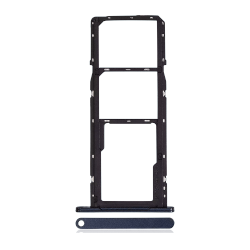 ESOURCE PARTS Replacement Dual Sim Card Tray Compatible for Samsung Galaxy A06 (A065 / 2024) (Premium) (Black)