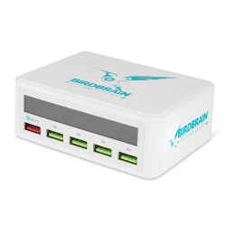 BIRDBRAIN TECH. Birdbrain USB Charging Hub for Finch Coding Robot, Educational Stem Activity Robots Charger 5-Port USB-Type A Robotic Accessories
