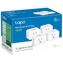 TP-Link Tapo Mini Smart Wi-Fi Plug - 4 Pack