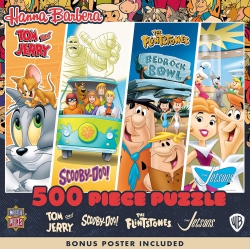 MASTERPIECES 500 Piece Jigsaw Puzzle for Adults And Family - Hanna-Barbera Classics - 15"x21