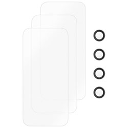 Insignia Glass Screen Protector with Camera Lens Protectors for iPhone 17 - 3 Pack - Only at Best Buy