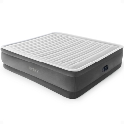 INTEX 18" Inflatable Elevated Premium Comfort Airbed With Built-In Pump, King