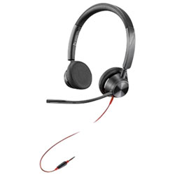 HP Blackwire 3300 On-Ear Headset - Black