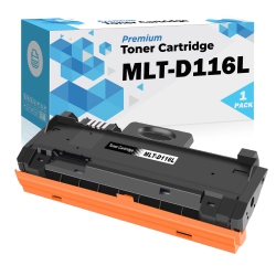 ULTRA TONER ® Compatible Samsung Mlt-D116L Toner Cartridge Mltd116L Xpress Sl-M2875Fw M2625 M2625D M2626 M2675 M2675F M2675Fn M2676 M2825Dw M2825Nd