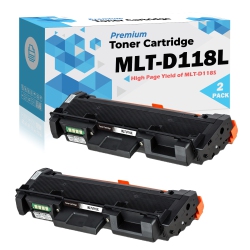 ULTRA TONER ® Compatible Samsung Mlt-D118L Toner Cartridge Mlt-D118 Mltd118L D118L Mlt-D118S Mltd118S D118S High Yield - Samsung Xpress Sl-M3015Dw