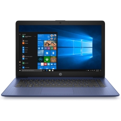 HP Refurbished (Good) - Stream 14" Laptop, Intel Celeron N4000 4GB Ddr4 64GB Emmc - Royal In Blue
